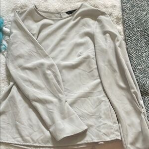 Banana Republic Sheer Cream Women's Top